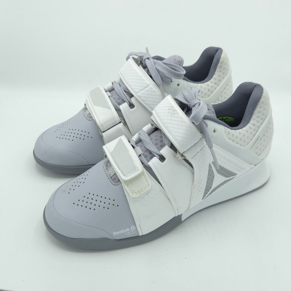 Reebok Legacy Lifter weightlifting Women's Size 8 Gray White